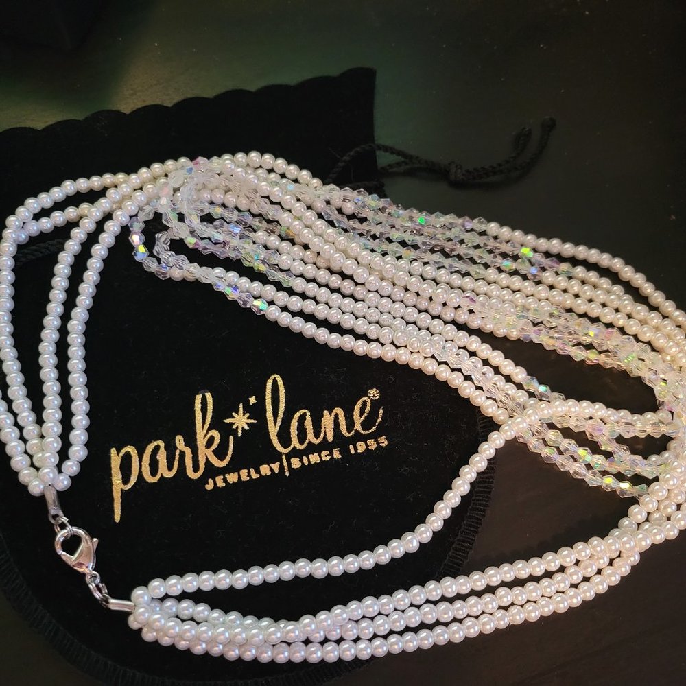 Park Lane 4 strand 30" Pearl necklace